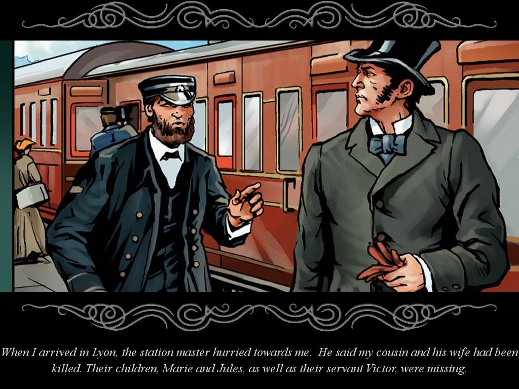 Mystery Chronicles: Murder Among Friends (iPad) screenshot: Intro continues