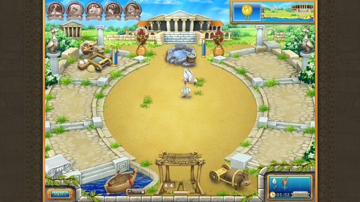 Screenshot Of Farm Frenzy: Ancient Rome (windows, 2011) - Mobygames