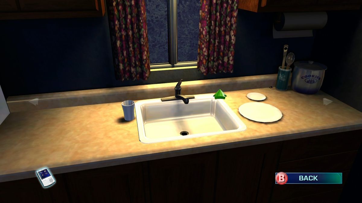 CSI: Crime Scene Investigation - Hard Evidence (Xbox 360) screenshot: You can collect bugs for Grissom, there are five per every case, and collecting them all will unlock a bonus item.
