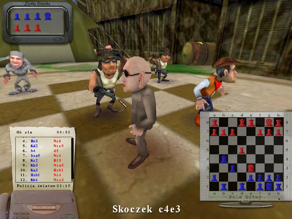 Chess Vs the Axis of Evil (Windows) screenshot: Blofield?