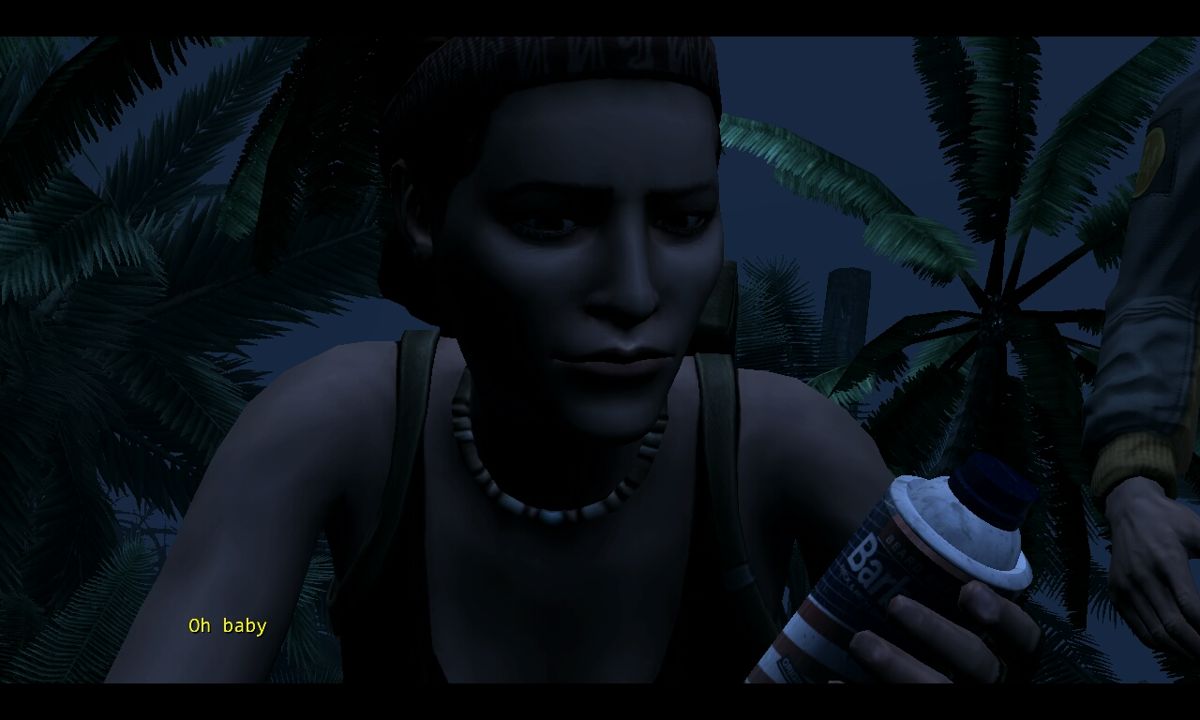Jurassic Park: The Game (Windows) screenshot: "Shaving cream" canister retrieved