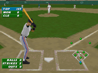 Frank Thomas Big Hurt Baseball (DOS) screenshot: Batter up!