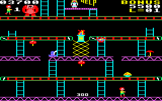 Killer Gorilla / Gauntlet (Amstrad CPC) screenshot: Next level.