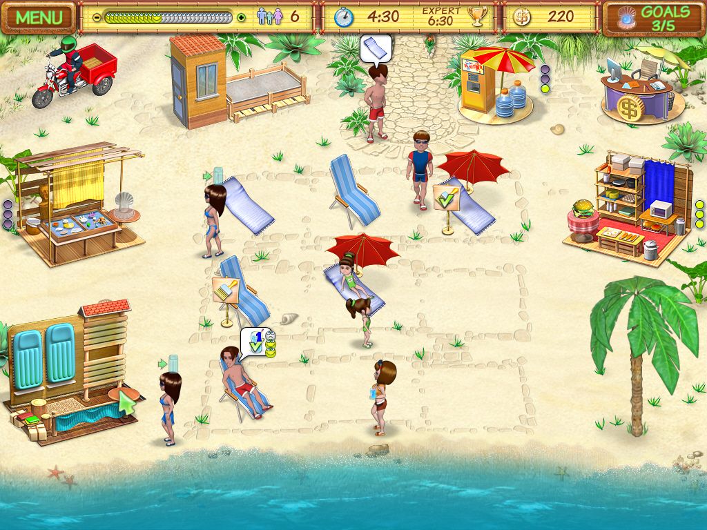 Screenshot of Beach Party Craze (Windows, 2008) - MobyGames