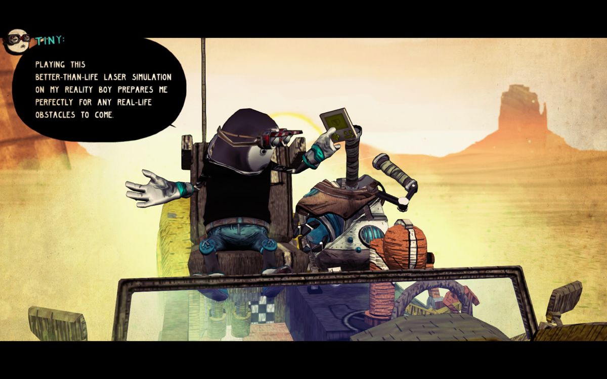 Tiny and Big: Grandpa's Leftovers (Windows) screenshot: Introduction sequence
