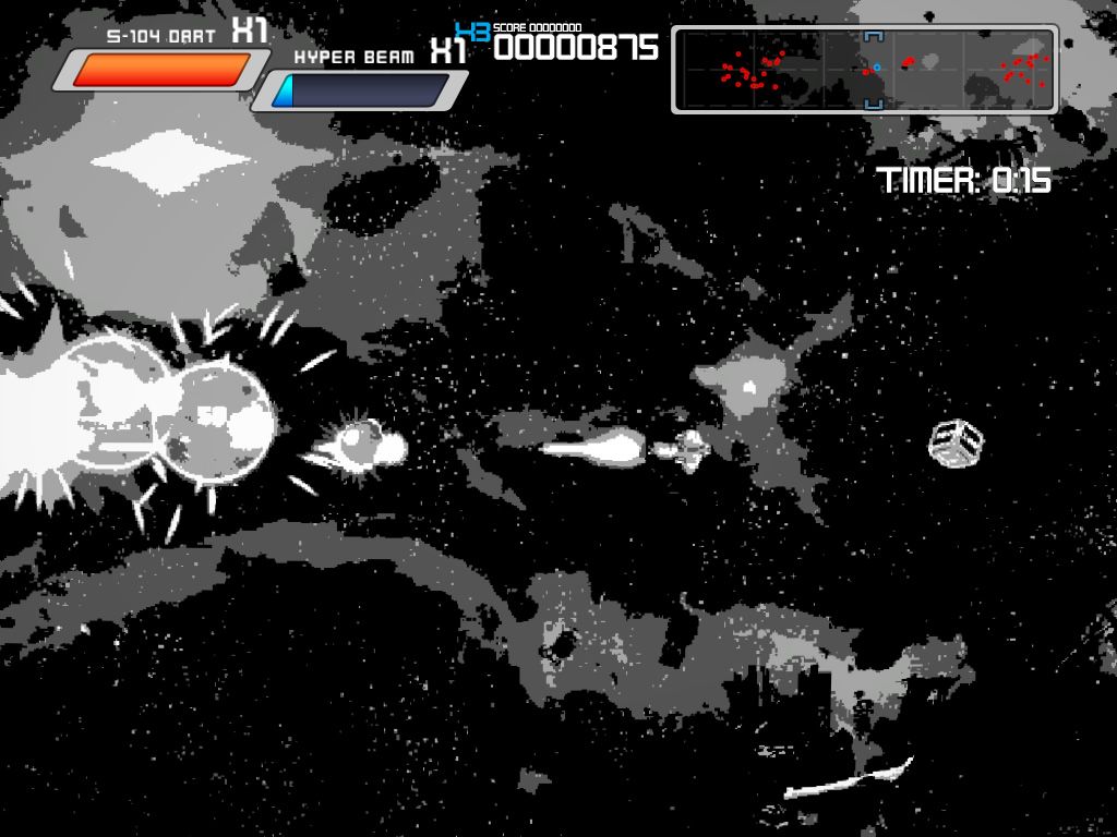 Syder Arcade (Windows) screenshot: The 2bit graphics mode