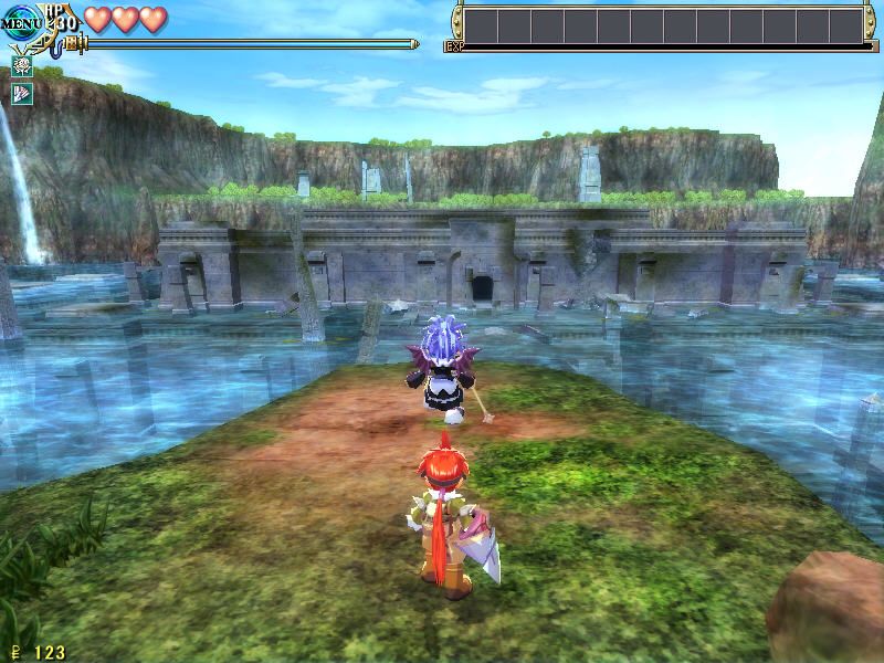 Zwei II (Windows) screenshot: Sunken ruins