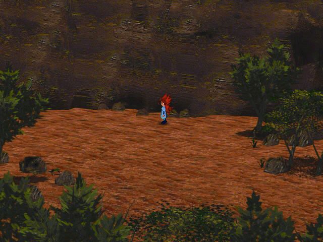 Red Hawk (Windows) screenshot: The boy is alone...