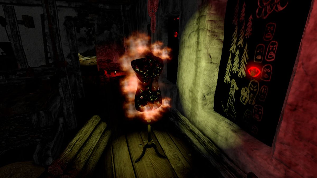 Anna (Windows) screenshot: Spontaneous combustion