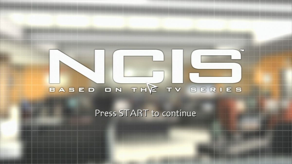 NCIS (PlayStation 3) screenshot: Main title.