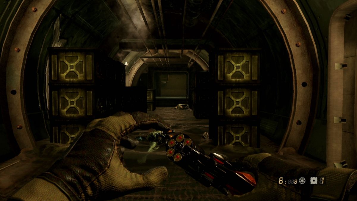 Resistance 2 (PlayStation 3) screenshot: Alright, guys. Not let me reload ammo.