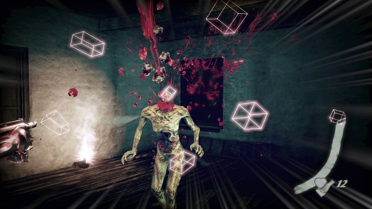 Shadows of the Damned (PlayStation 3) screenshot: Headshot!