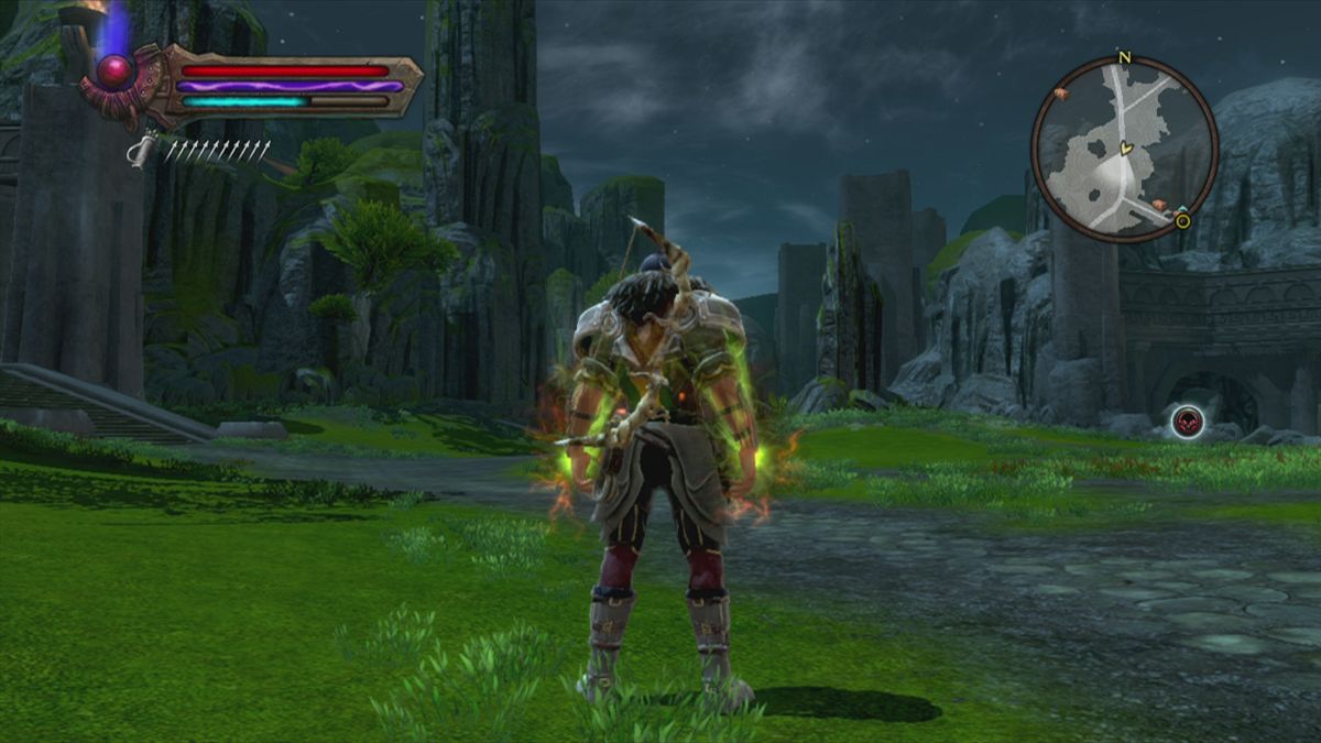 Kingdoms of Amalur: Reckoning (Xbox 360) screenshot: Another area featuring grasslands