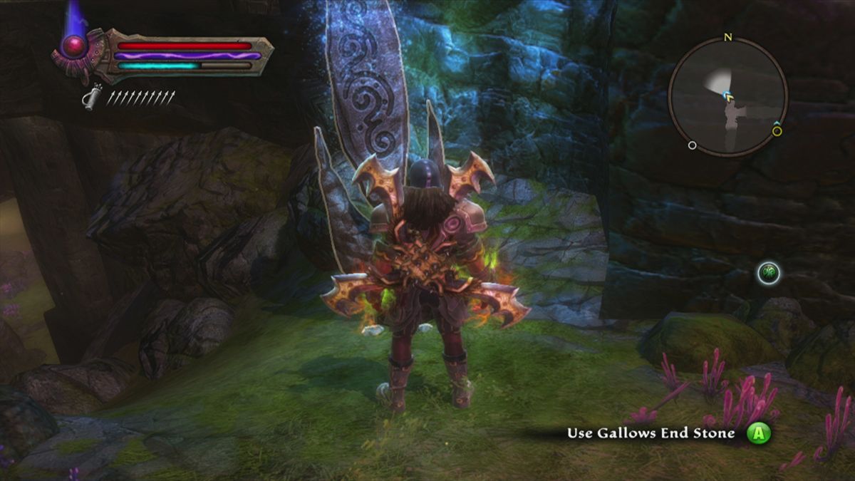 Kingdoms of Amalur: Reckoning (Xbox 360) screenshot: Lore stones provide information