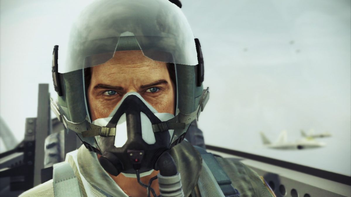 Ace Combat: Assault Horizon (PlayStation 3) screenshot: The leader of Warwolf squadron and one of the game protagonists.