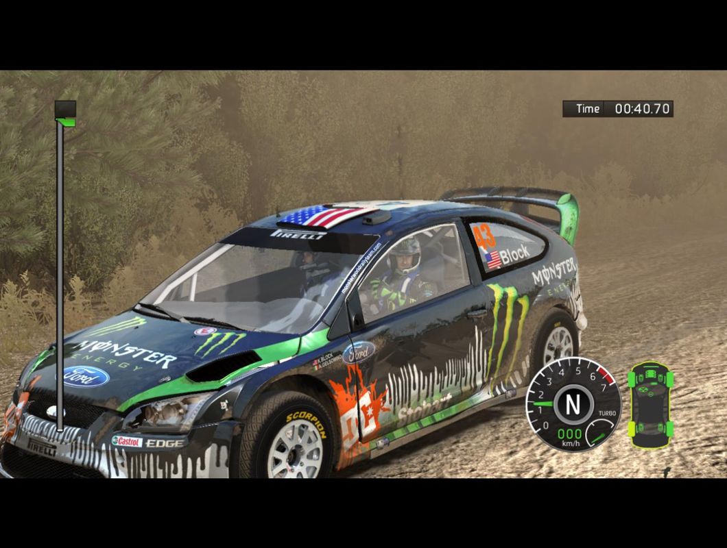 WRC FIA World Rally Championship (Windows) screenshot: Ken Block, visited from DiRT series?