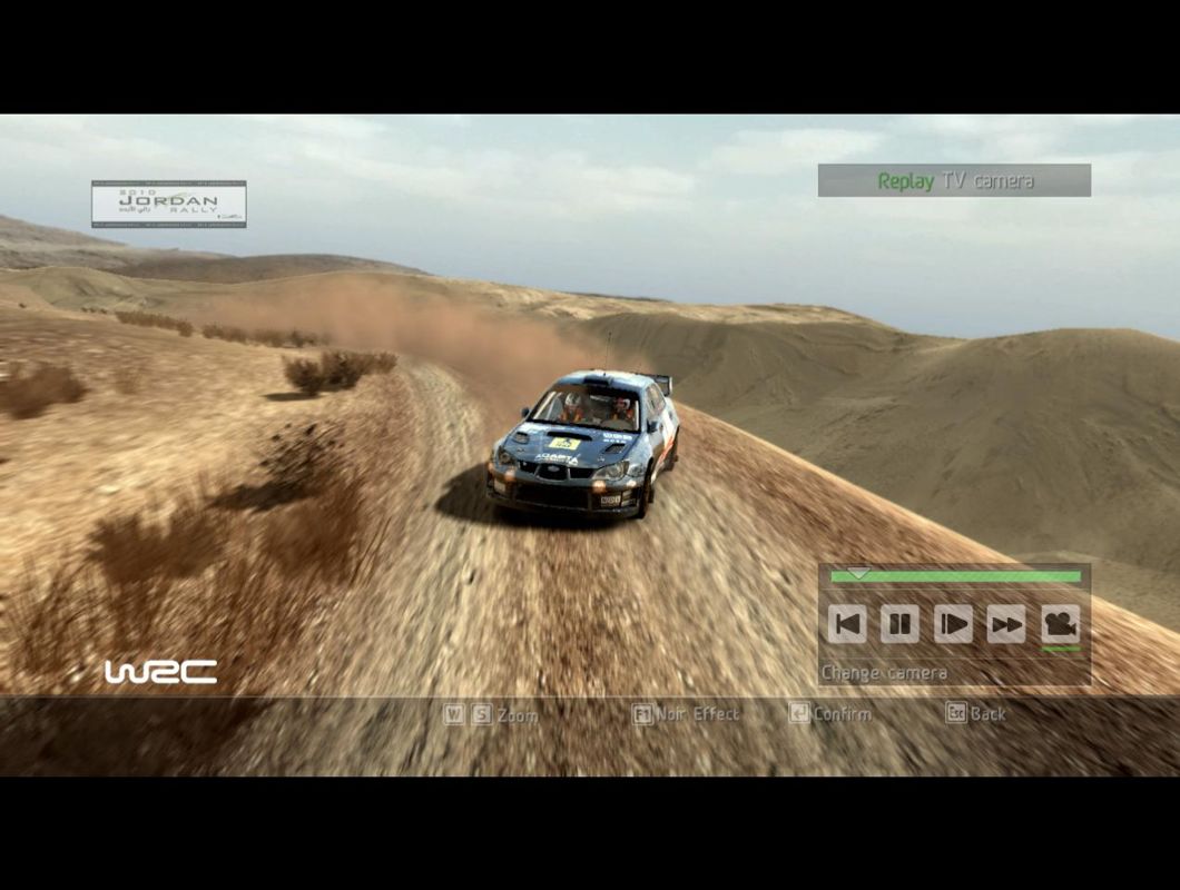 WRC FIA World Rally Championship (Windows) screenshot: Don't push it too much, I'm too close to the edge.