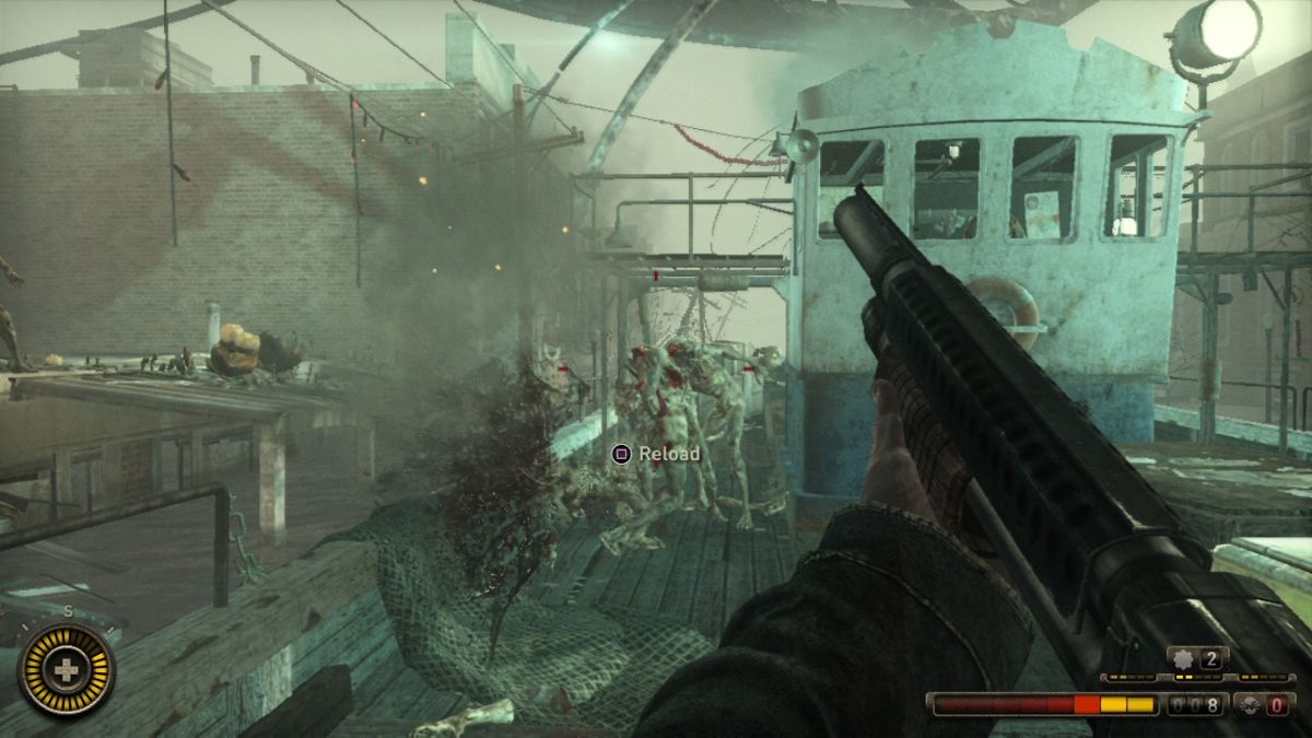 Resistance 3 (PlayStation 3) screenshot: Sometimes, it's wise to get a group of Chimera together and shoot them all at once for ammo economy.