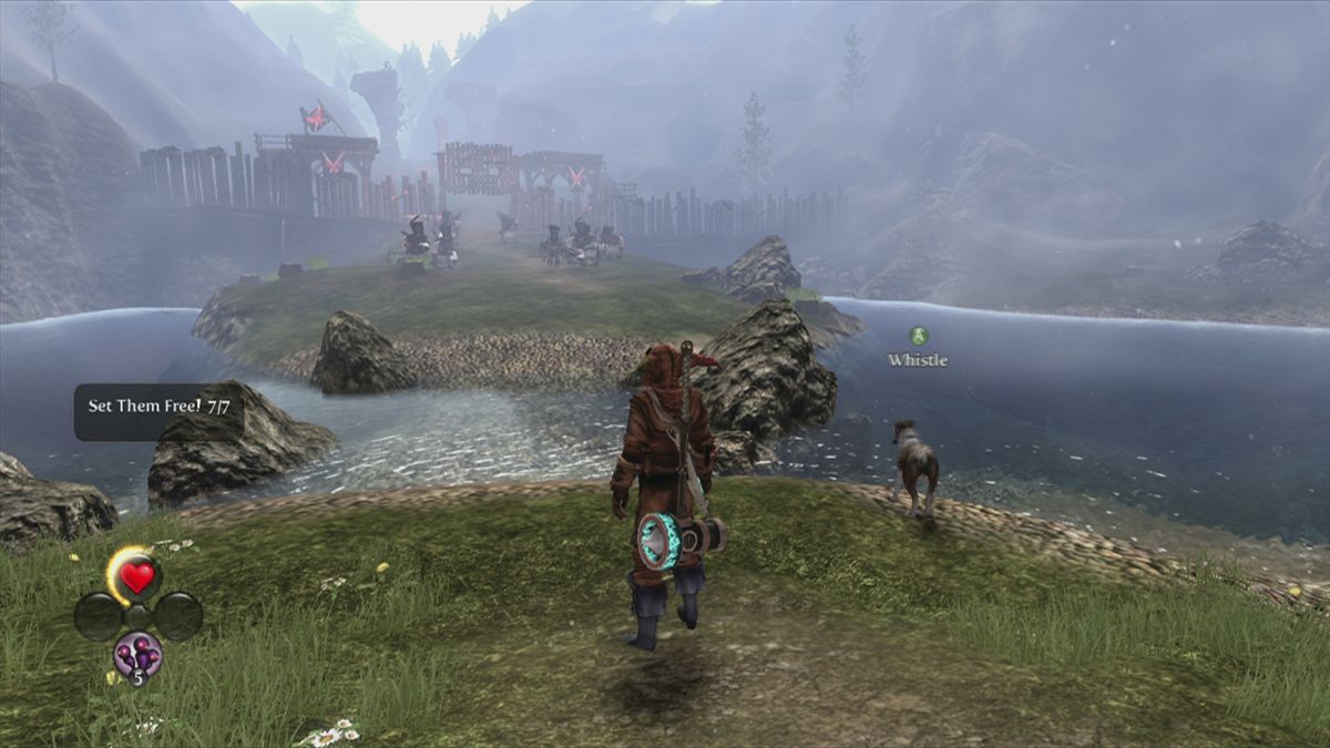 Fable III (Xbox 360) screenshot: Hobs in the distance ...