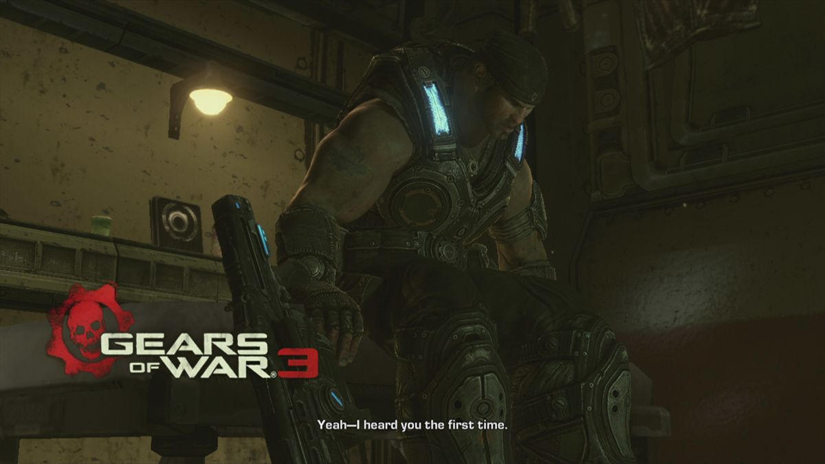 Gears of War 3 (Xbox 360) screenshot: Prologue is over, time to start the action