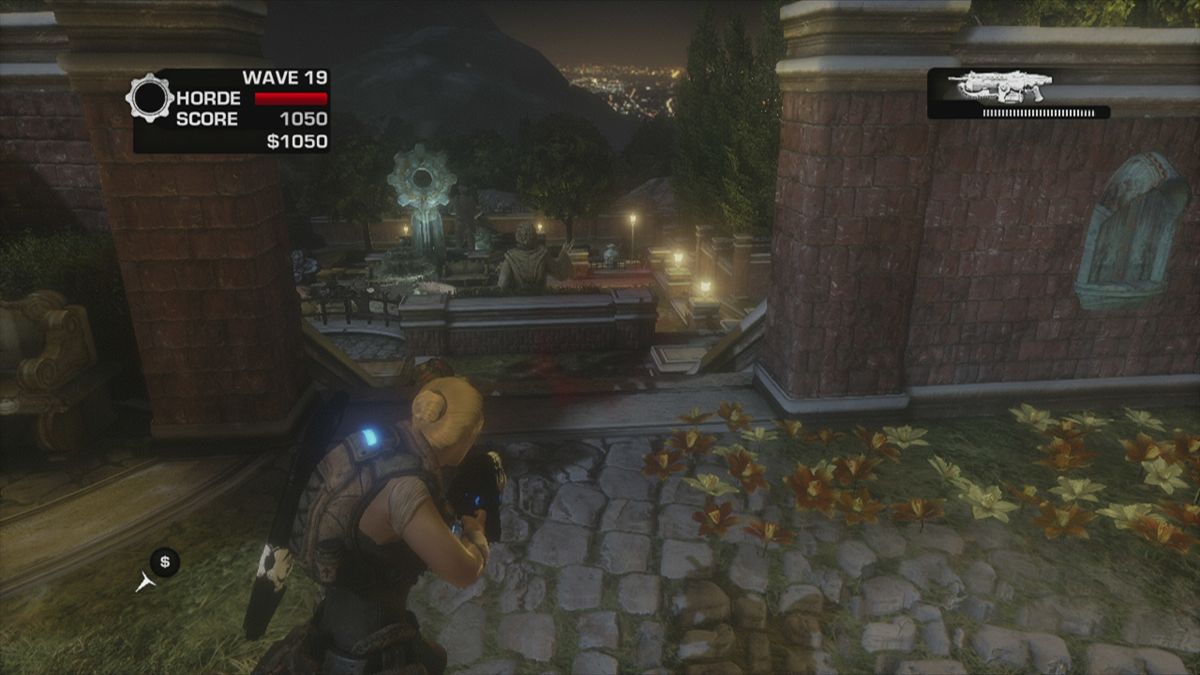 Gears of War 3 (Xbox 360) screenshot: A multiplayer mode called horde, where you have to survive waves of enemies