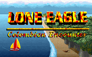 Lone Eagle: Colombian Encounter (DOS) screenshot: Title screen