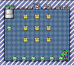 Super Mario All-Stars + Super Mario World (SNES) screenshot: The bonus game gives you the maximum reward!
