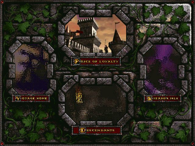 Heroes of Might and Magic II: The Price of Loyalty (Windows) screenshot: There are four new campagins.