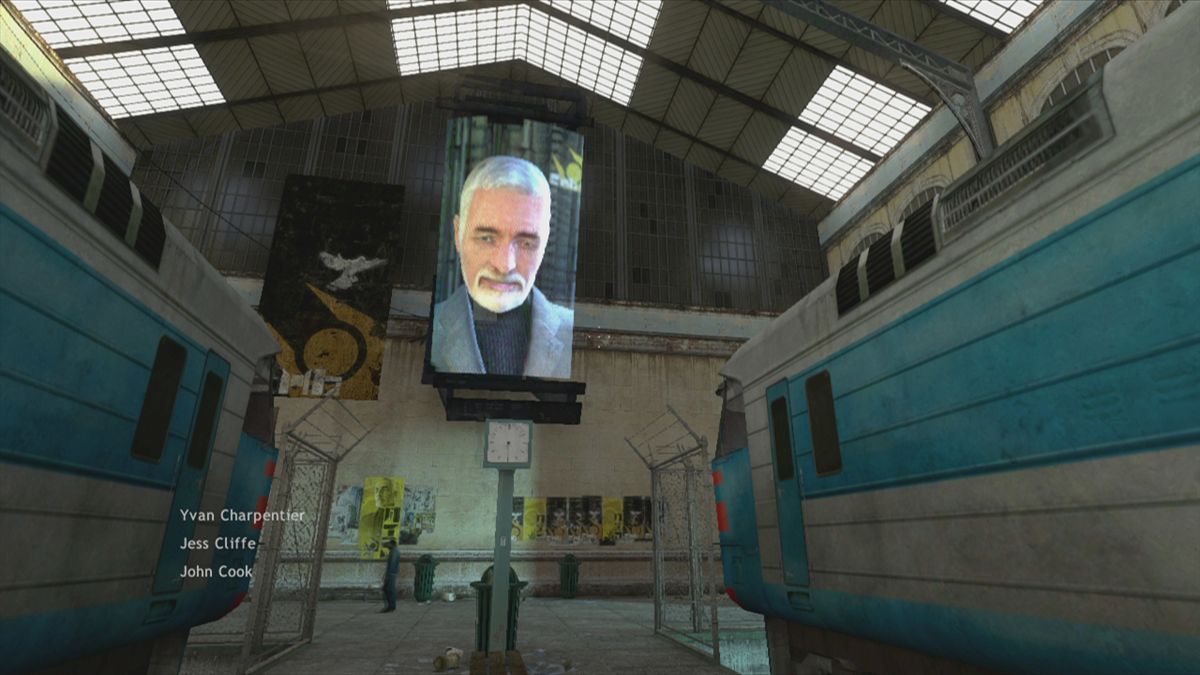 The Orange Box (Xbox 360) screenshot: <i>Half-Life 2</i>: welcome to City 17