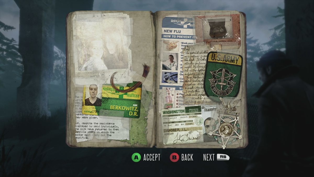 Deadlight (Xbox 360) screenshot: Some of the collectibles you can find