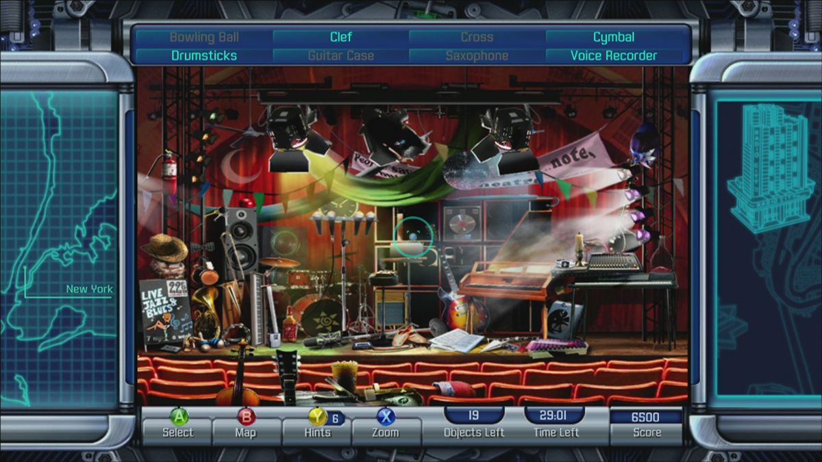 Interpol: The Trail of Dr. Chaos (Xbox 360) screenshot: New York City: Radio City Music Hall