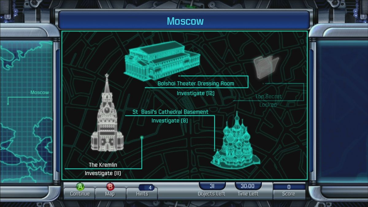 Interpol: The Trail of Dr. Chaos (Xbox 360) screenshot: And Moscow