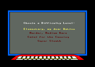 Killed Until Dead (Amstrad CPC) screenshot: Is this choice well done?