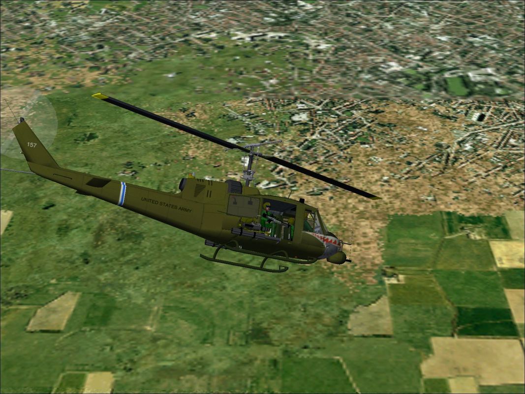 Vietnam Air War (Windows) screenshot: The Bell UH-1C Huey