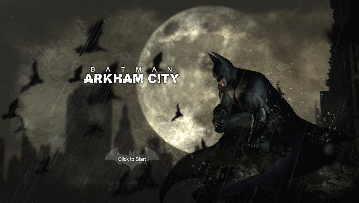 Batman: Arkham City (Windows) screenshot: Title Screen