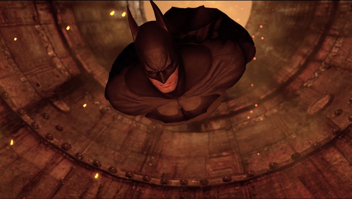 Batman: Arkham City (Windows) screenshot: Default Batman costume