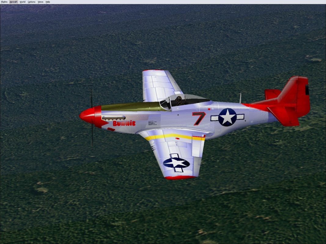 Tuskegee Fighters (Windows) screenshot: This is Bunny's plane