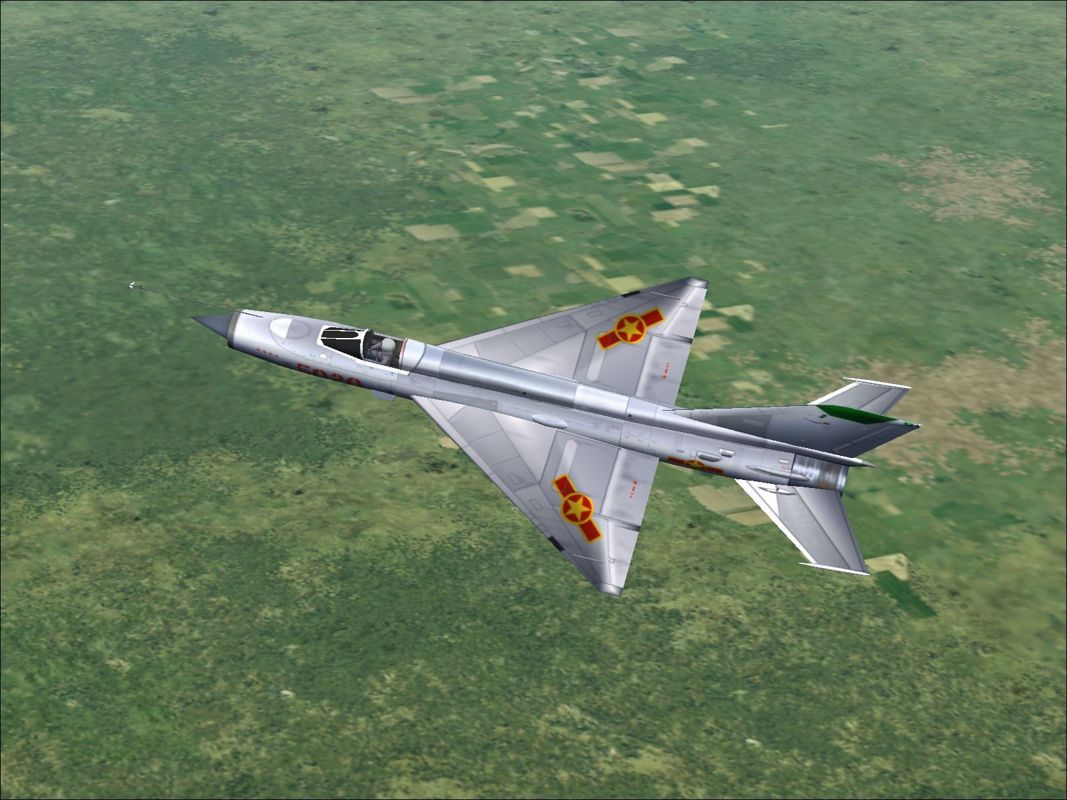 Vietnam Air War (Windows) screenshot: The MiG-21L 'FISHBED'