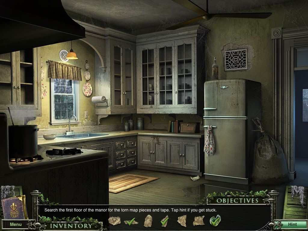 Mystery Case Files: 13th Skull (Collector's Edition) (iPad) screenshot: Kitchen