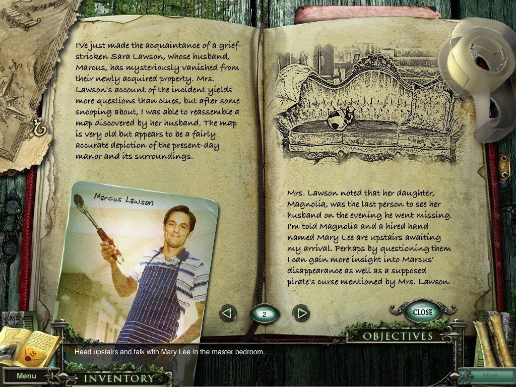 Mystery Case Files: 13th Skull (Collector's Edition) (iPad) screenshot: Journal