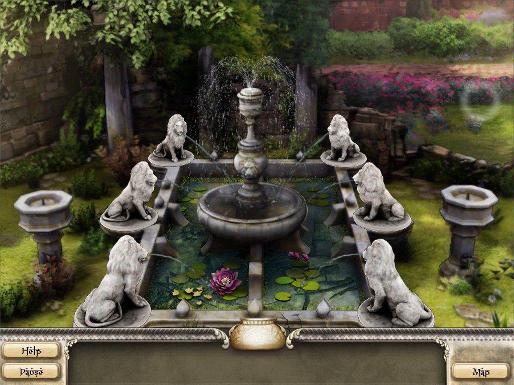 Romancing the Seven Wonders: Taj Mahal (iPad) screenshot: Fountain mini puzzle