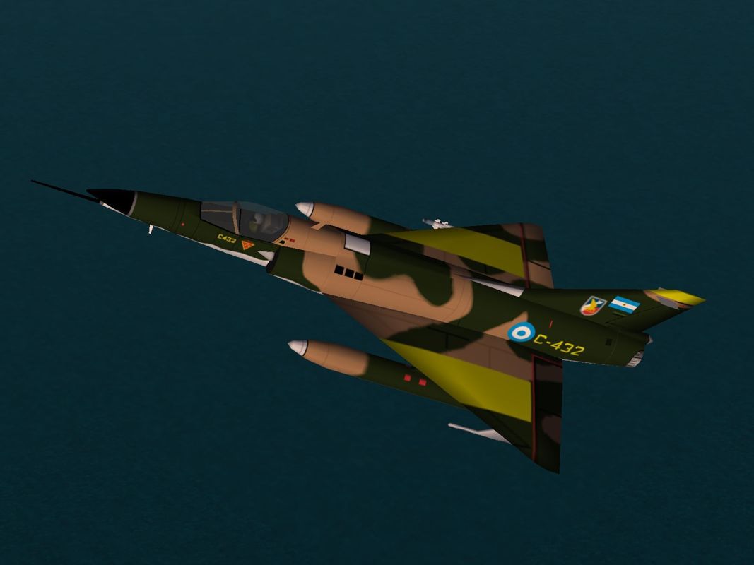 Harrier Jump Jet (Windows) screenshot: The Argentine Mirage Dagger