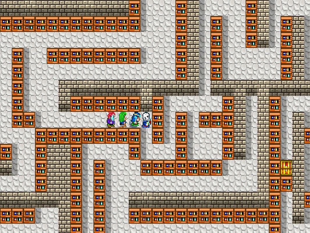 Breath of Death VII: The Beginning (Windows) screenshot: Labyrinth inside the castle