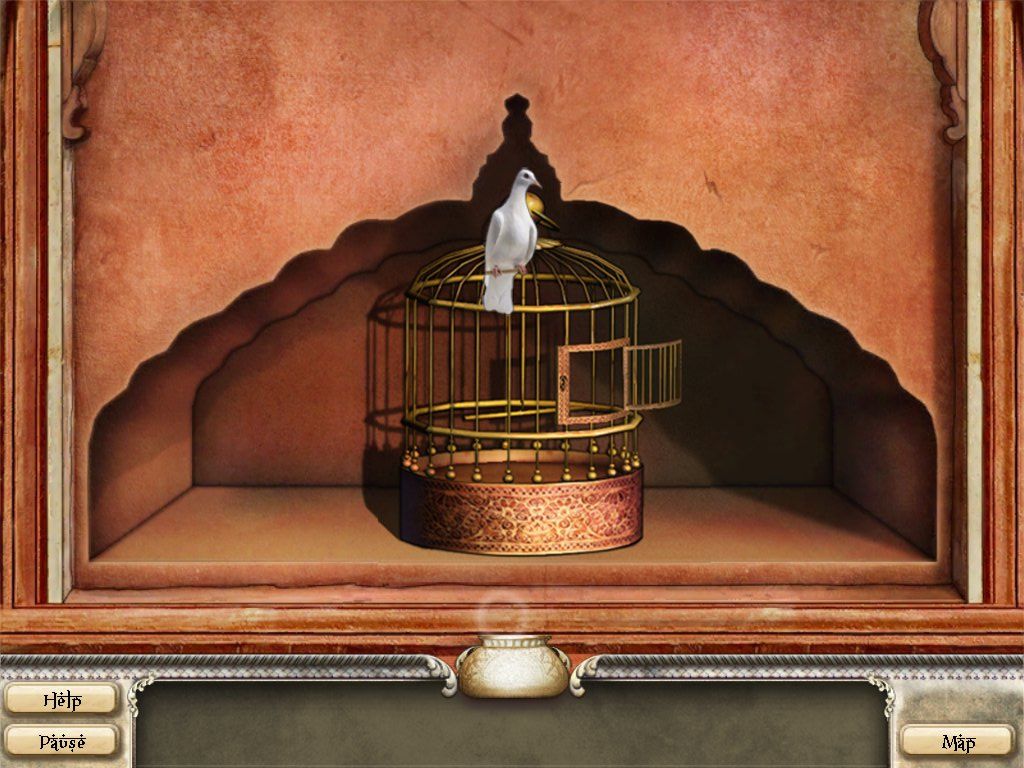 Romancing the Seven Wonders: Taj Mahal (iPad) screenshot: Bird cage