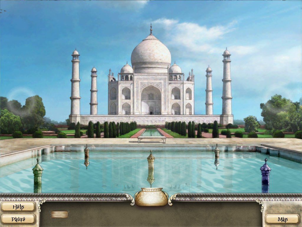 Romancing the Seven Wonders: Taj Mahal (iPad) screenshot: Celestial Pool