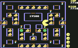 Super Pac-Man (Commodore 64) screenshot: Bonus Stage