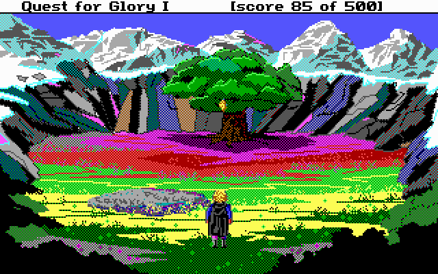 Hero's Quest: So You Want to Be a Hero (DOS) screenshot: Erana's Peace