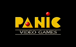 Super Panic Monsters (DOS) screenshot: Panic Video Games logo