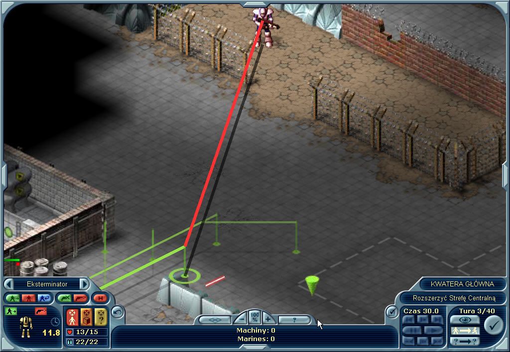 Laser Squad: Nemesis (Windows) screenshot: Simple tactic