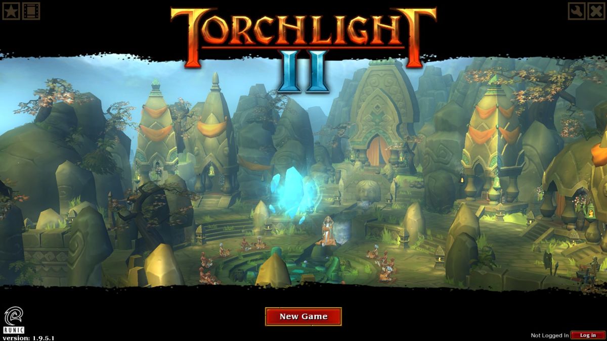Torchlight II (Windows) screenshot: Main menu